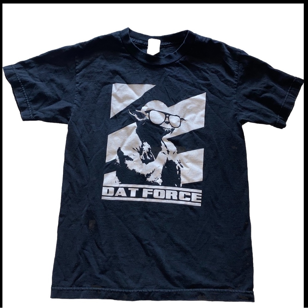 Star Wars Yoda black graphic t-shirt size S unisex